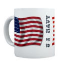 U S Navy 34-Star Flag Mug