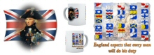Admiral Nelson England Expects Mug