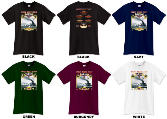 Great White Fleet Shirt Colors