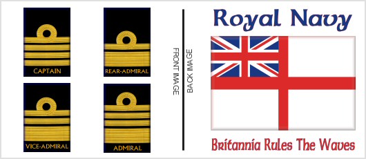 Royal Navy Rank Shirts