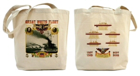Great White Fleet Tote Bag