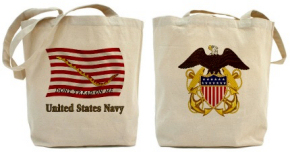 US Navy First Navy Jack Tote Bag